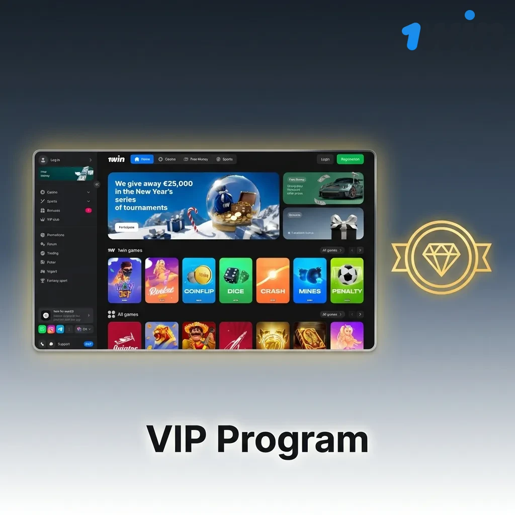 Eight-tier VIP loyalty program offering cashback, faster withdrawals, account managers, and exclusive rewards for regular players.