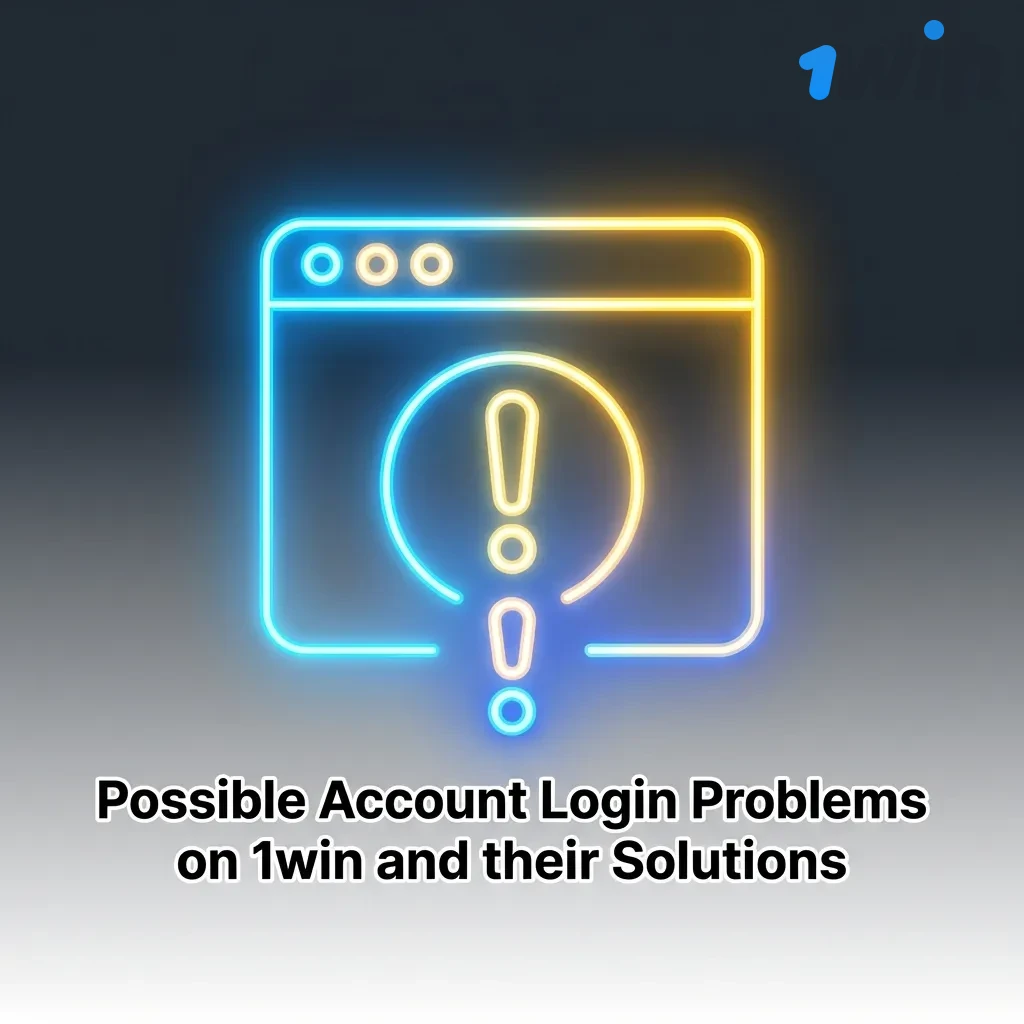 Table showing common 1win login problems like incorrect password, locked account, and their step-by-step solutions.