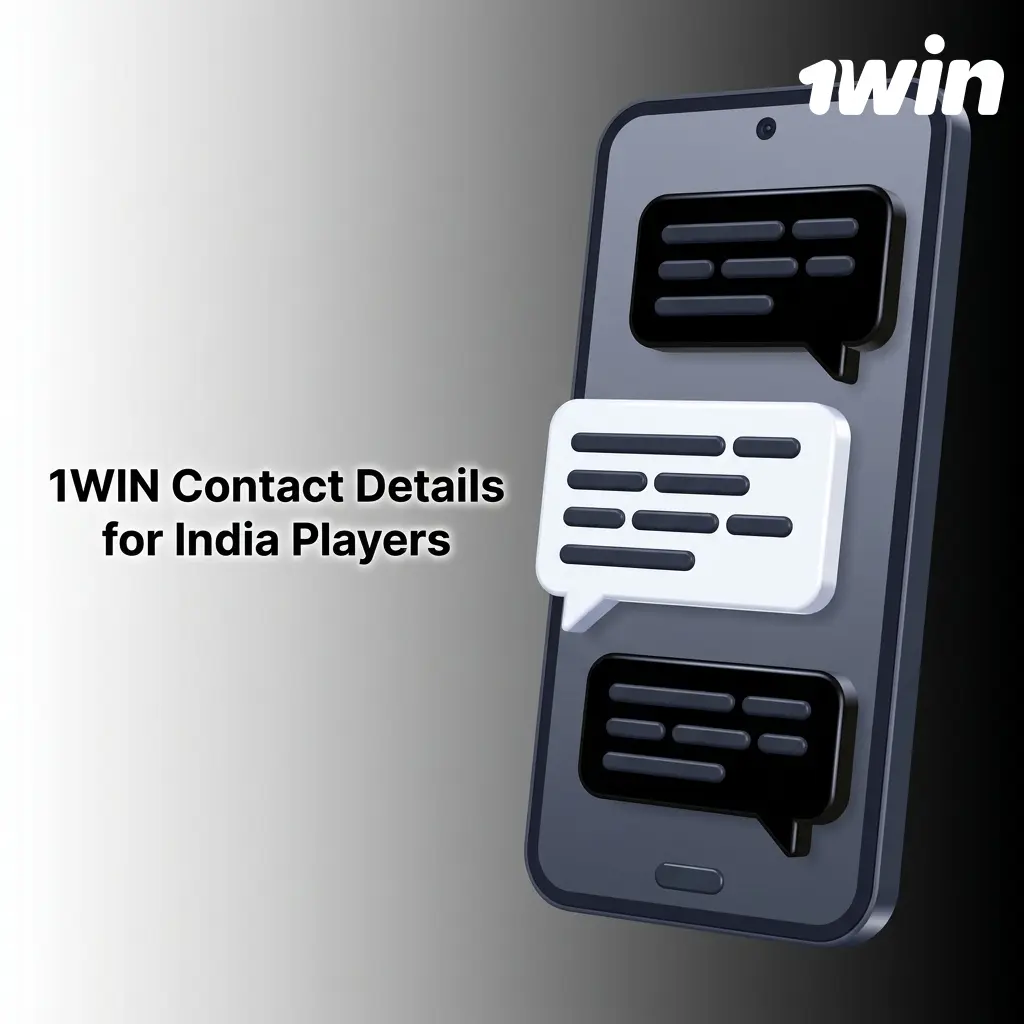 1WIN India customer support contact methods including live chat, email, Telegram, and social media available 24/7